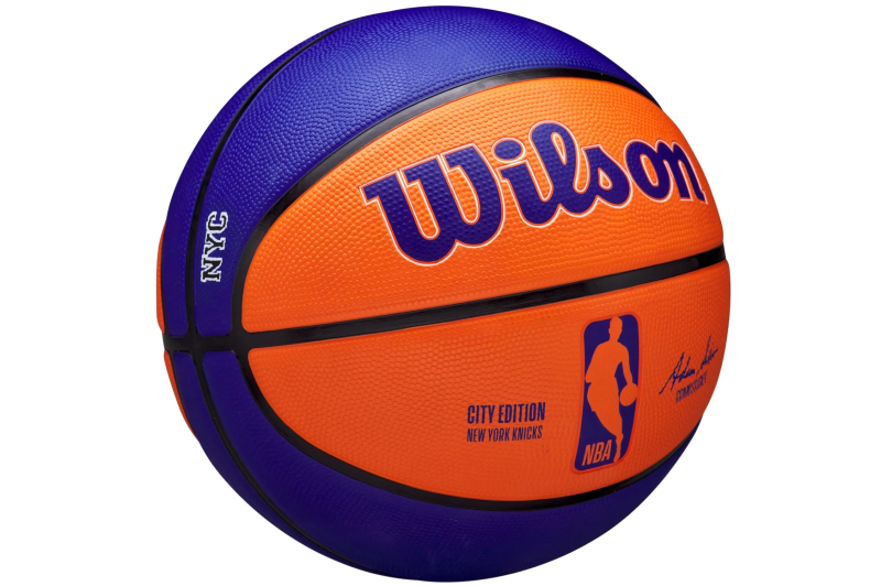 Wilson NBA Team City Edition New York Knicks Out Ball WZ4024220XB Wilson NBA Team City Edition New York Knicks Out Ball WZ4024220XB
