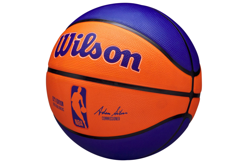 Wilson NBA Team City Edition New York Knicks Out Ball WZ4024220XB Wilson NBA Team City Edition New York Knicks Out Ball WZ4024220XB