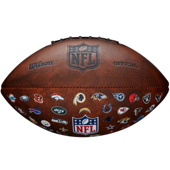 Wilson NFL JR Throwback FB 32 Team Logo Ball WTF1534XBNFL Wilson NFL JR Throwback FB 32 Team Logo Ball WTF1534XBNFL