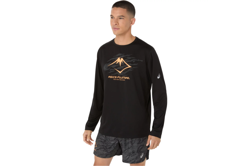 ASICS Fujitrail Logo LS Top 2011D391-001 ASICS Fujitrail Logo LS Top 2011D391-001