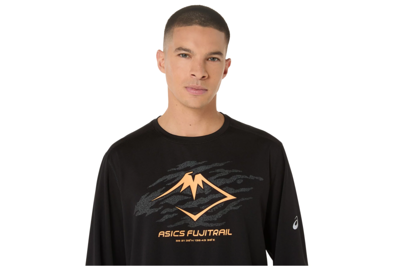ASICS Fujitrail Logo LS Top 2011D391-001 ASICS Fujitrail Logo LS Top 2011D391-001