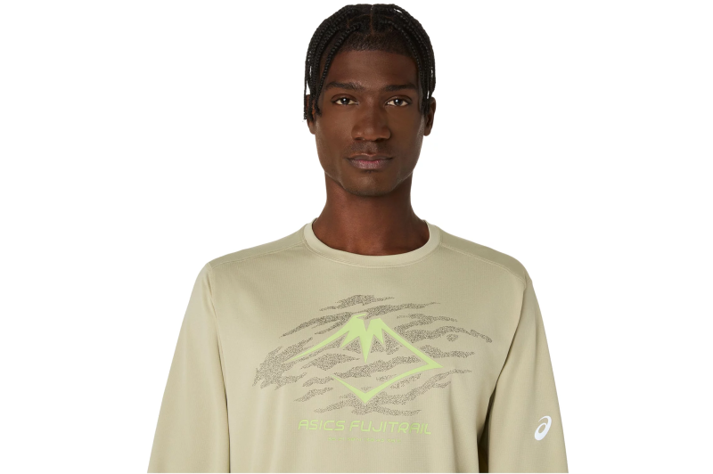 ASICS Fujitrail Logo LS Top 2011D391-300 ASICS Fujitrail Logo LS Top 2011D391-300