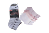 Skechers 6pk Womens Non Terry Low Cut Socks S108498-PNK Skechers 6pk Womens Non Terry Low Cut Socks S108498-PNK