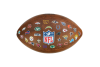 Wilson NFL Official Throwback 32 Team Logo Ball WTF1758XBNF32 Wilson NFL Official Throwback 32 Team Logo Ball WTF1758XBNF32